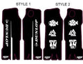 Surron lbx fork guard decals