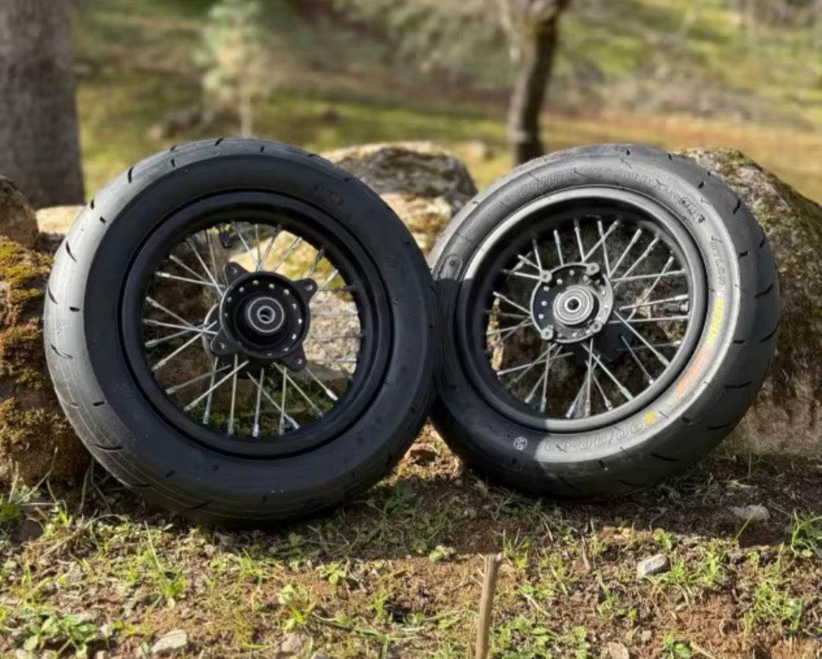 Yozma/Tuttio supermoto wheelset