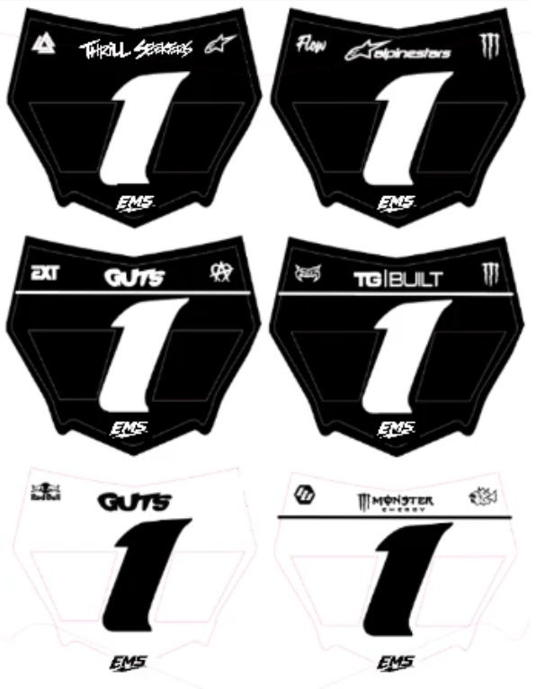 Customisable Vented Motocutz Plates