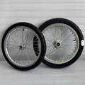 Chrome 17” Thick Talaria Supermoto Wheelset