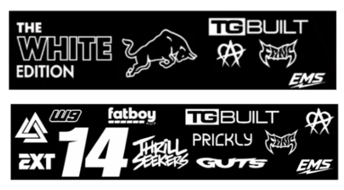 Fat Tire E-bike Battery Decals