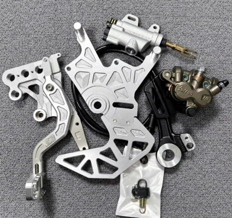 Chrome footbrake kit for surron lbx