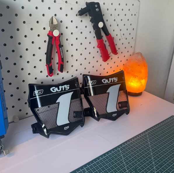 Customisable Vented Motocutz Plates